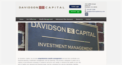 Desktop Screenshot of davidsoncapitalcorp.com