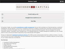 Tablet Screenshot of davidsoncapitalcorp.com